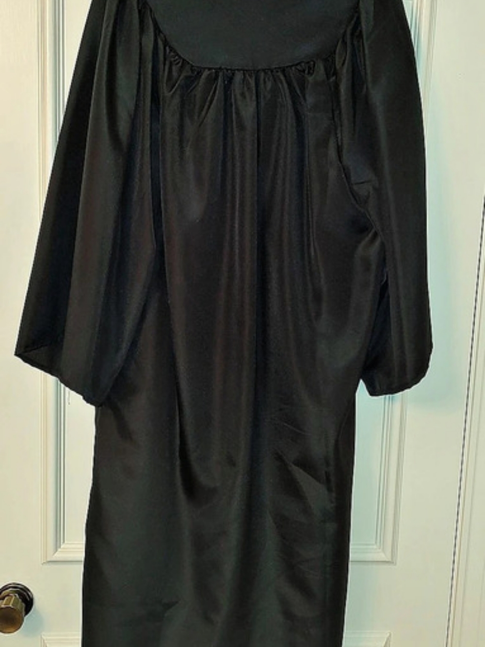 Oak Hall Academic Graduation Gown Black with Matching Cap